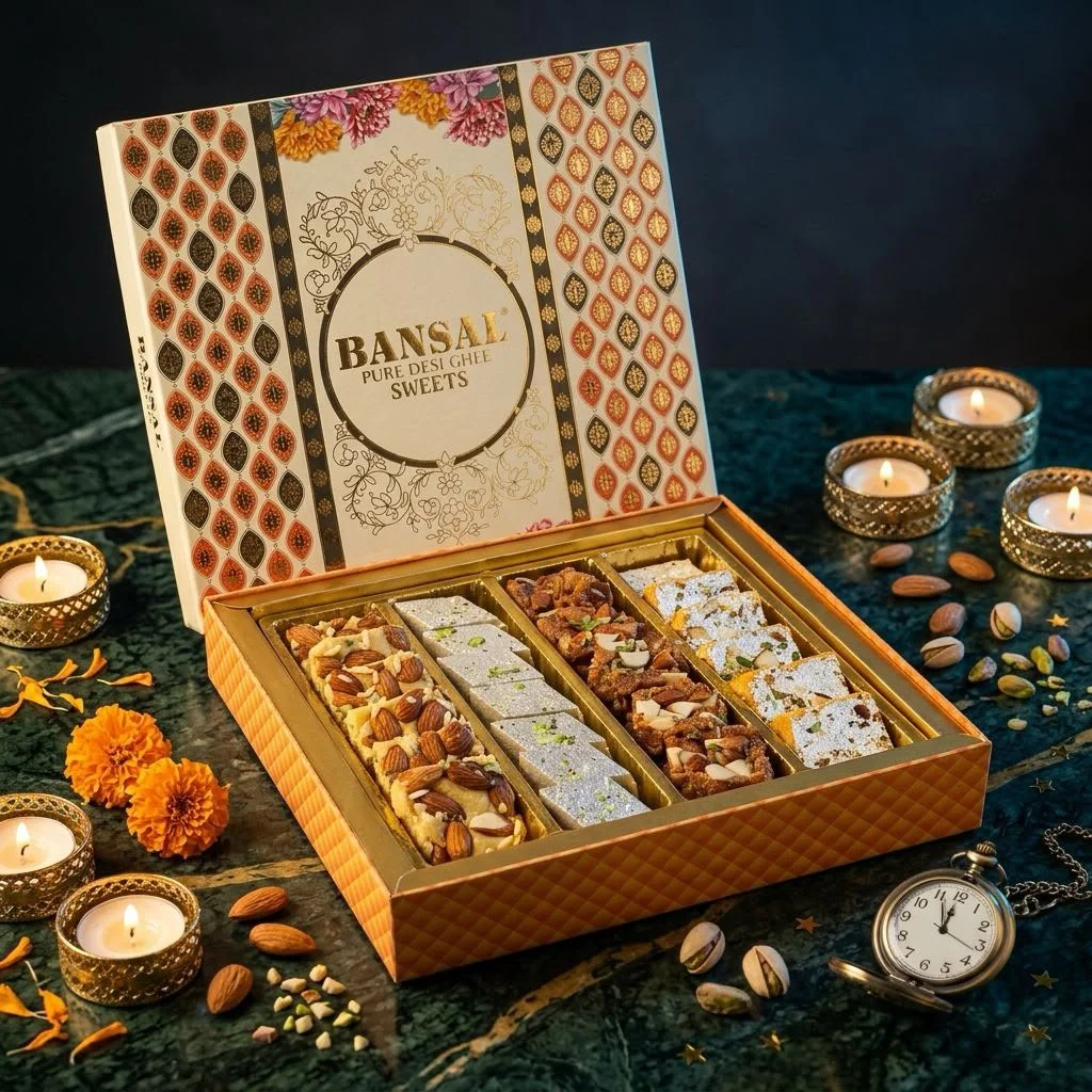 Bansal Sweets packaging